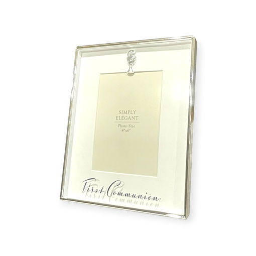 Picture of PHOTO FRAME COMMUNION WHITE
